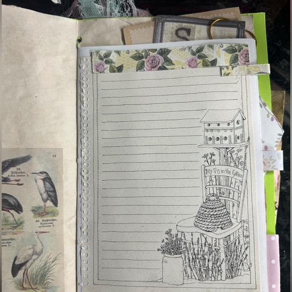 4 Pcs Bound Junk Journal Signatures Handcrafted Unique One of a Kind - Picture 7 of 14